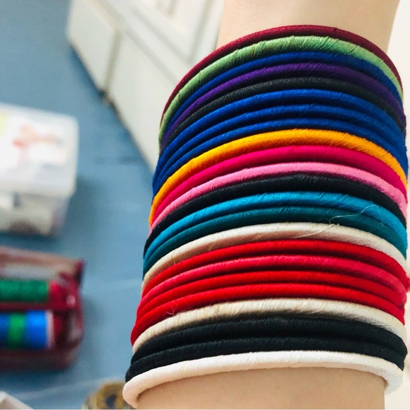 Thread bangles ethnic wear - Picture 3 of 6